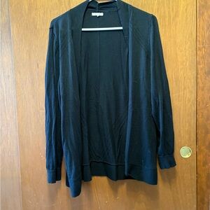 Maurices Black Open Front Cardigan